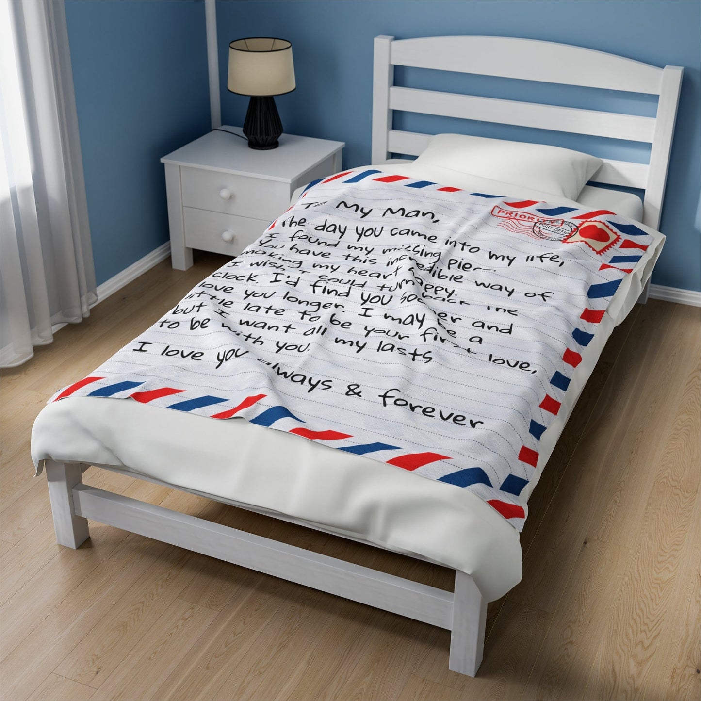 To My Man - Giant Love Letter Blanket - SS575