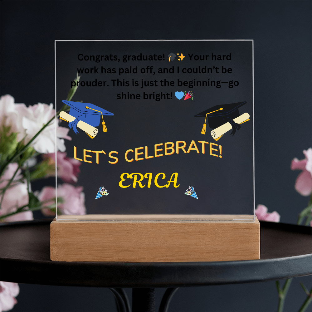 Personalized Graduation LED Keepsake