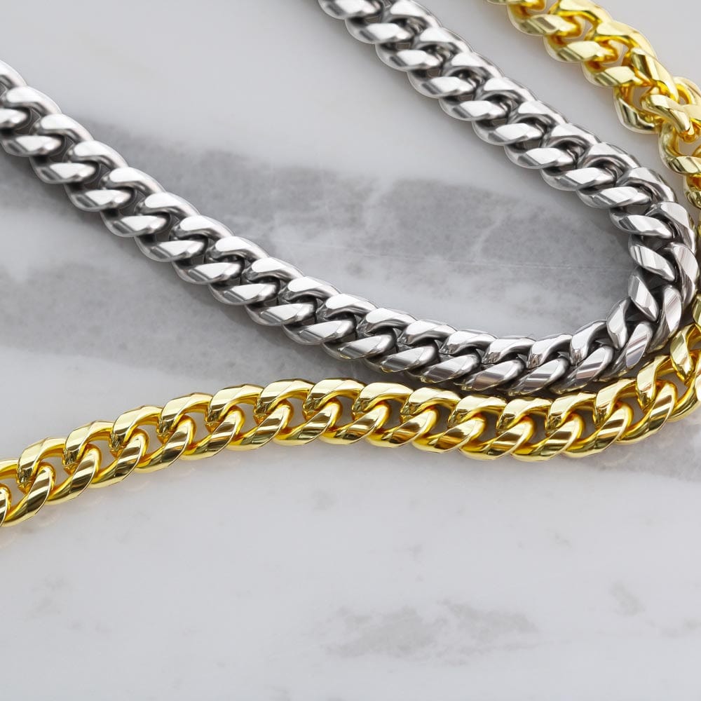 To My Man - Cuban Link Chain Gift Set - SS593