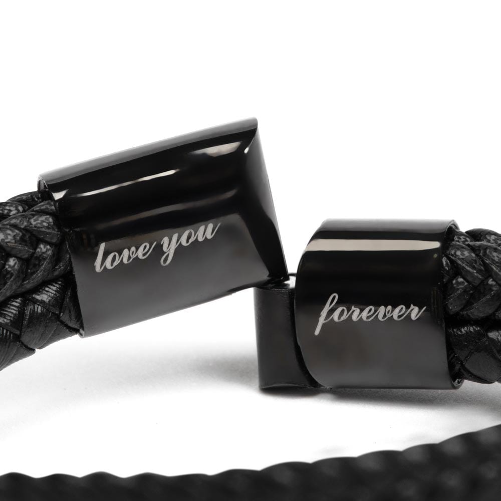 To My Man | Love You Forever | Braided Bracelet Gift Set - SS578