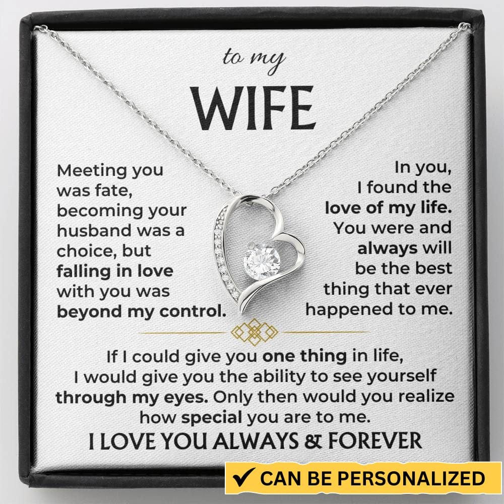 Jewelry To My Wife - Forever Love Necklace Gift Set - SS568