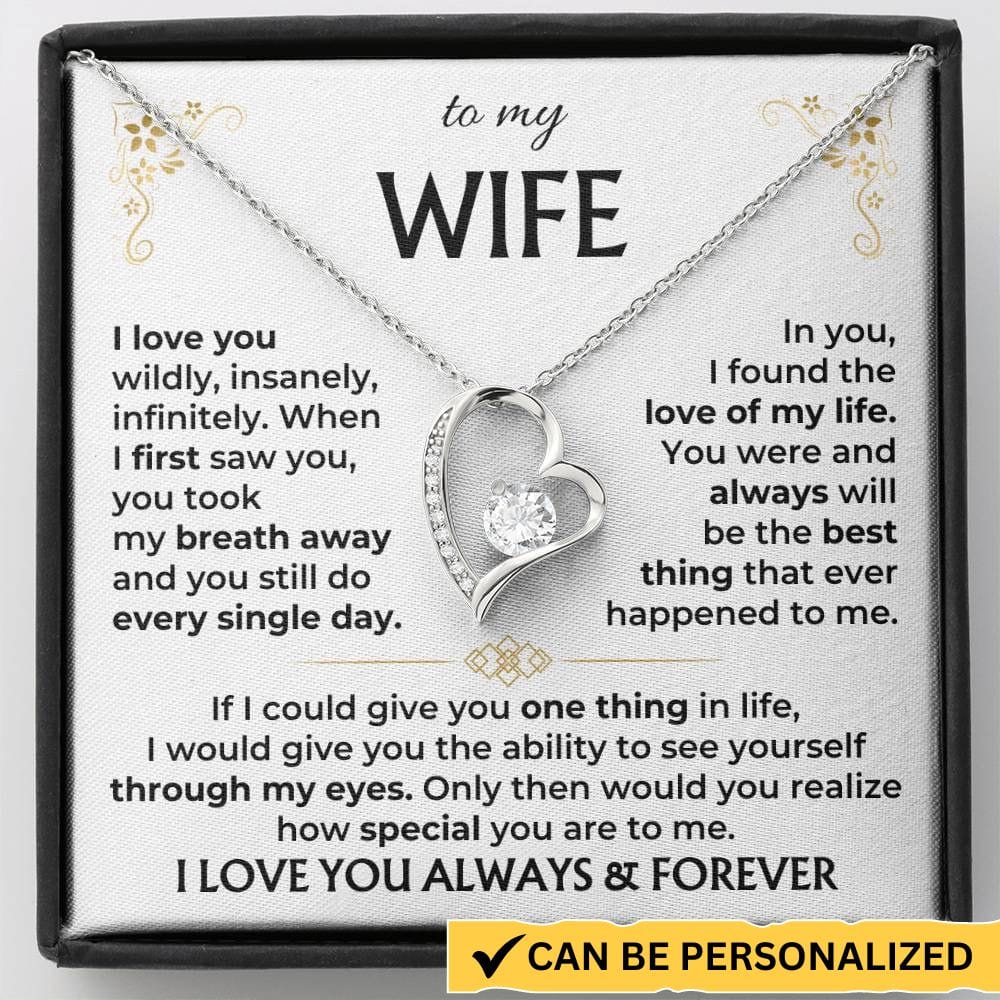 Jewelry To My Wife - Forever Love Necklace Gift Set - SS583